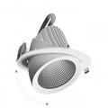 Downlight empotrado Spectrum LED SILENA 2 40W 230V 4000K 5000 lúmenes CRI 80 50° Blanco IP20 aluminio