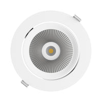 Downlight empotrado Spectrum LED SILENA 2 40W 230V 4000K 5000 lúmenes CRI 80 50° Blanco IP20 aluminio