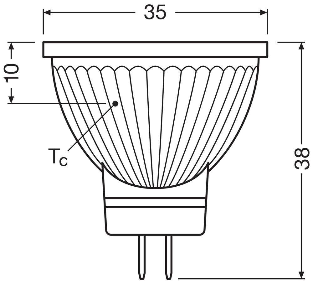 Reflector Spot LED Spectrum GU4 MR11 4.2W 4000K 345 lúmenes 36D Blanco Frío reemplaza 35W