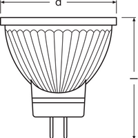 Reflector Spot LED Spectrum GU4 MR11 4.2W 4000K 345 lúmenes 36D Blanco Frío reemplaza 35W