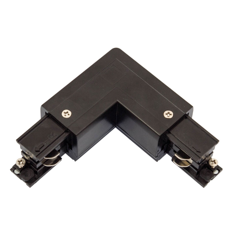 Spectrum LED SPS 2 L Connector Right Black, Aluminum, 230V, IP20 indoor track lighting accessory