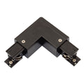 Conector de carril LED Spectrum L izquierdo Negro, carcasa de aluminio, montaje en superficie o suspendido, 230V IP20