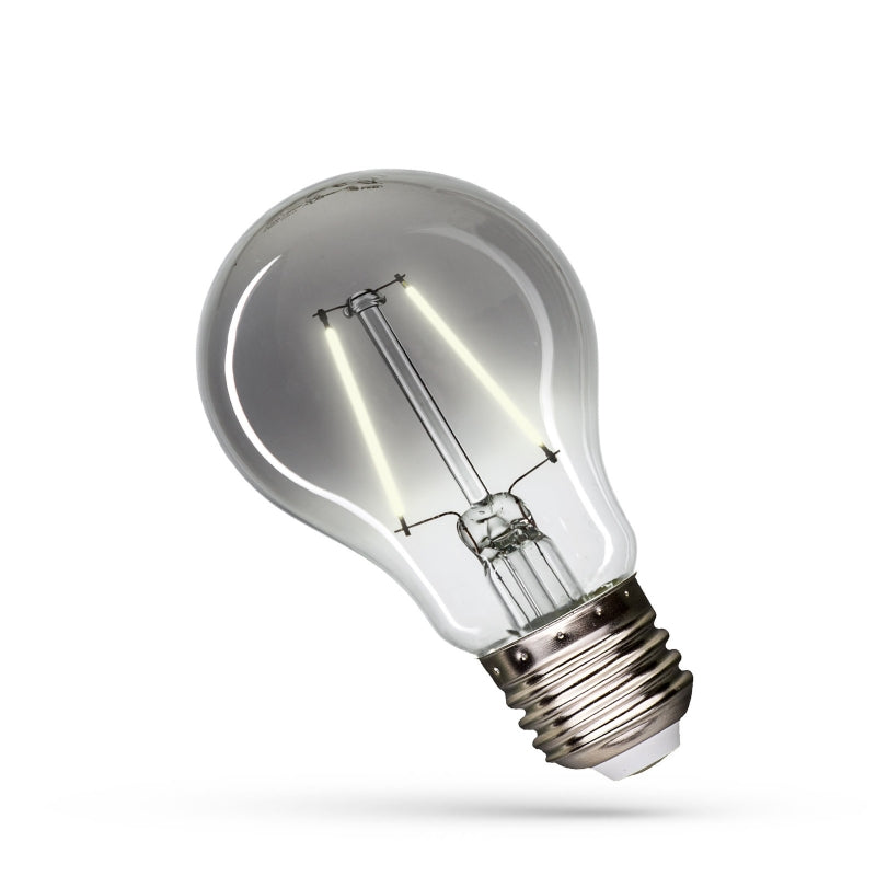Spectrum MODERNSHINE LED GLS A60 2.5W E27 230V 4000K Neutral White Smoked Glass Bulb, 150 lumens