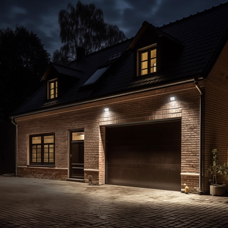 Spectrum NOCTIS LUX 4 LED Floodlight 10W 4000K 750 lumens 230V IP65 IK07 Black Outdoor