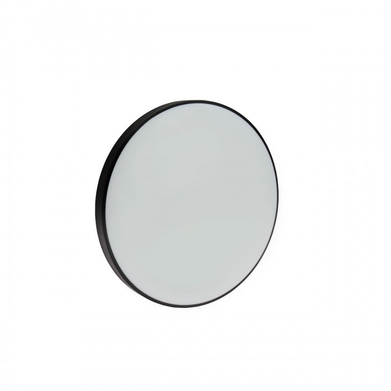 Lámpara de techo LED Spectrum NYMPHEA 24W CCT 230V 3150 lúmenes 115° IP54 CRI 80 Blanco Negro Redonda de Superficie
