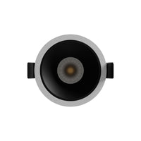 Spectrum ORBITO Downlight LED 10W 3000K 1100 lúmenes 230V IP44 CRI 90 UGR<19 Empotrado Redondo Blanco con Reflector Negro