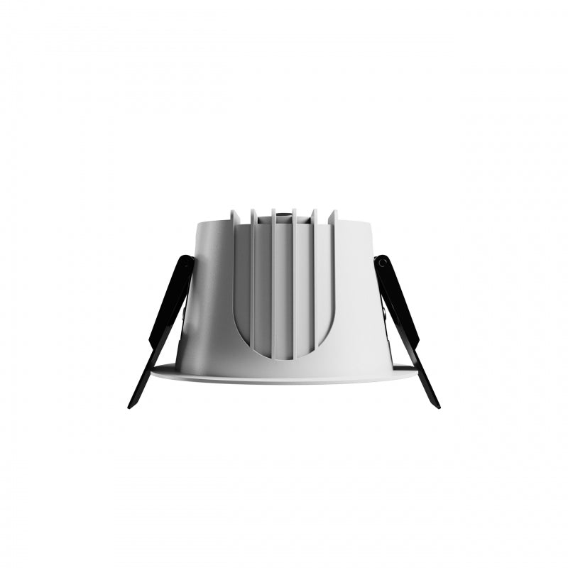 Spectrum ORBITO Downlight LED 10W 3000K 1100 lúmenes 230V IP44 CRI 90 UGR<19 Empotrado Redondo Blanco con Reflector Negro