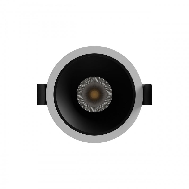Spectrum ORBITO Downlight LED 10W 4000K 1200 lúmenes 230V IP44 CRI>90 UGR<19 Blanco Redondo Reflector Negro