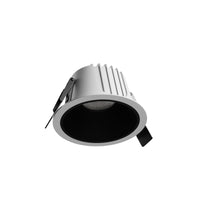 Spectrum ORBITO Downlight LED 10W 4000K 1200 lúmenes 230V IP44 CRI>90 UGR<19 Blanco Redondo Reflector Negro