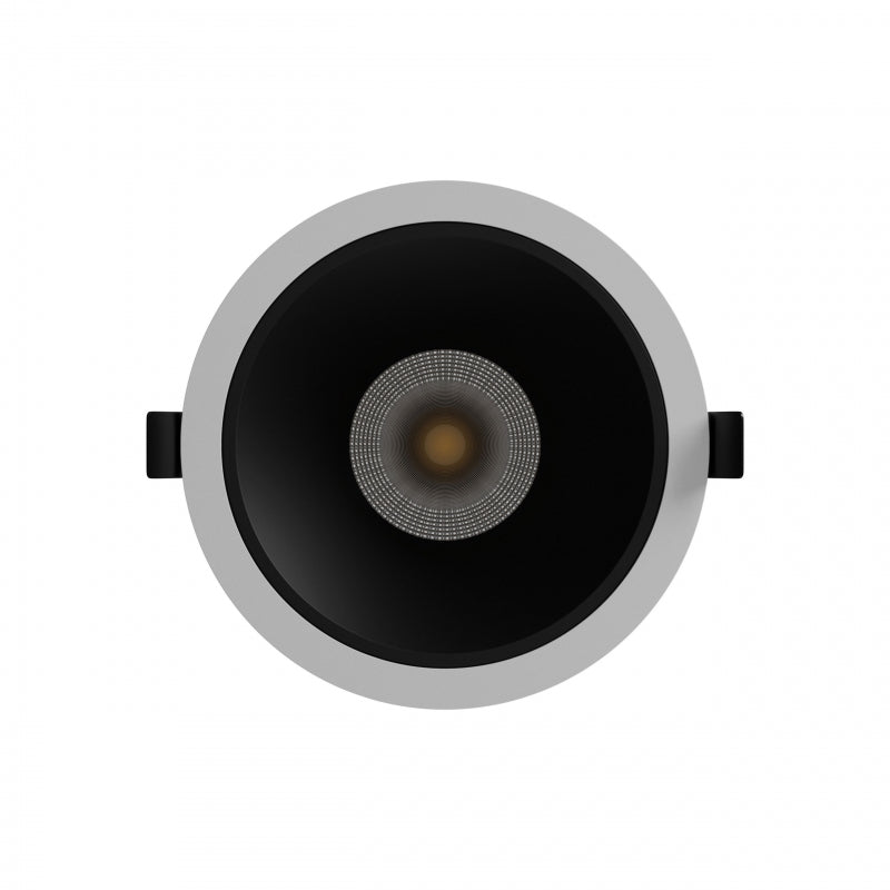 Spectrum ORBITO Downlight LED 14-27W 4000K 230V IP44 CRI 90 UGR<19 Blanco Redondo Reflector Negro Empotrado