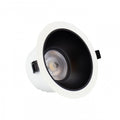 Spectrum ORBITO Downlight LED 14-27W 4000K 230V IP44 CRI 90 UGR<19 Blanco Redondo Reflector Negro Empotrado