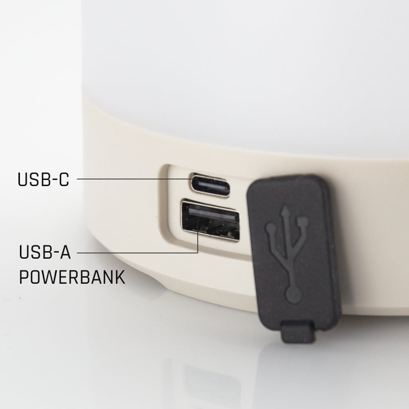 Lámpara de camping LED Spectrum SOLARA Campo 2W 3000K-6500K IP20 USB-C banco de energía recargable solar