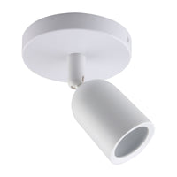 Foco de techo LED Spectrum SOLIS GU10, montaje en superficie, 230V, IP20, Blanco, 120x145mm