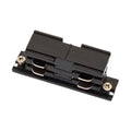 Conector recto Spectrum SPS 2 Negro, 230V, IP20 carcasa de aluminio para iluminación de riel interior
