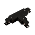 Spectrum SPS 2 Conector T Izquierdo Negro, Accesorio de Riel de Iluminación de Aluminio, IP20, 230V, Montaje en Techo o Suspendido