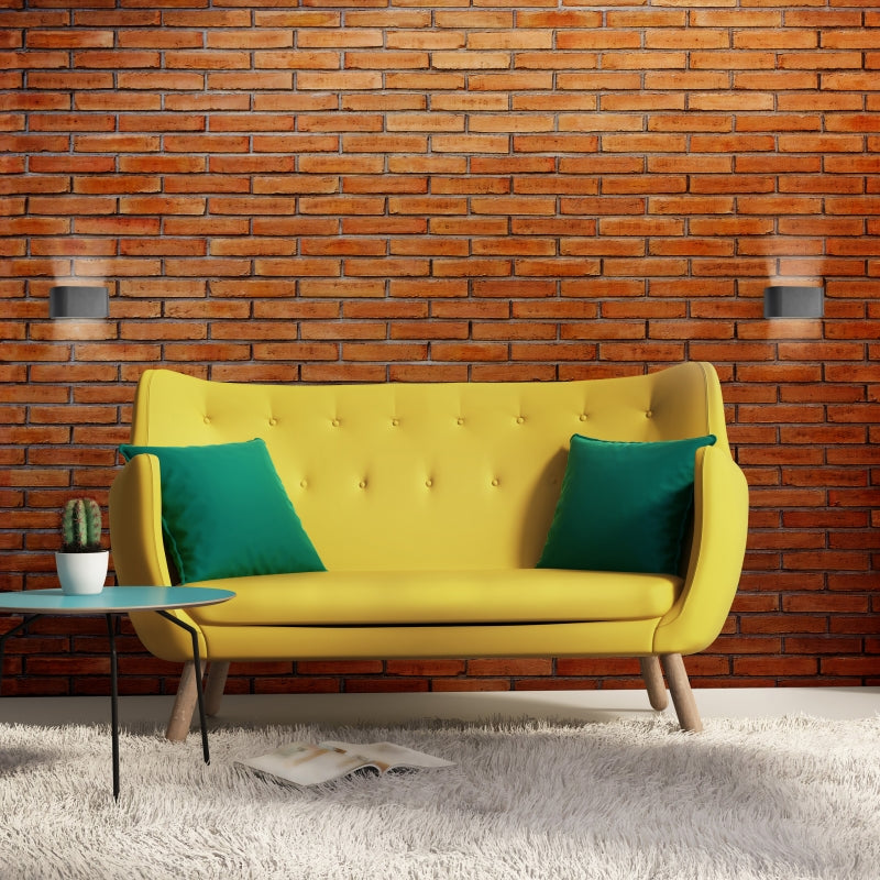 Aplique de pared Spectrum SQUALLA G9, montaje en superficie, carcasa de aluminio blanco, IP20, 250V, máx. 6W LED