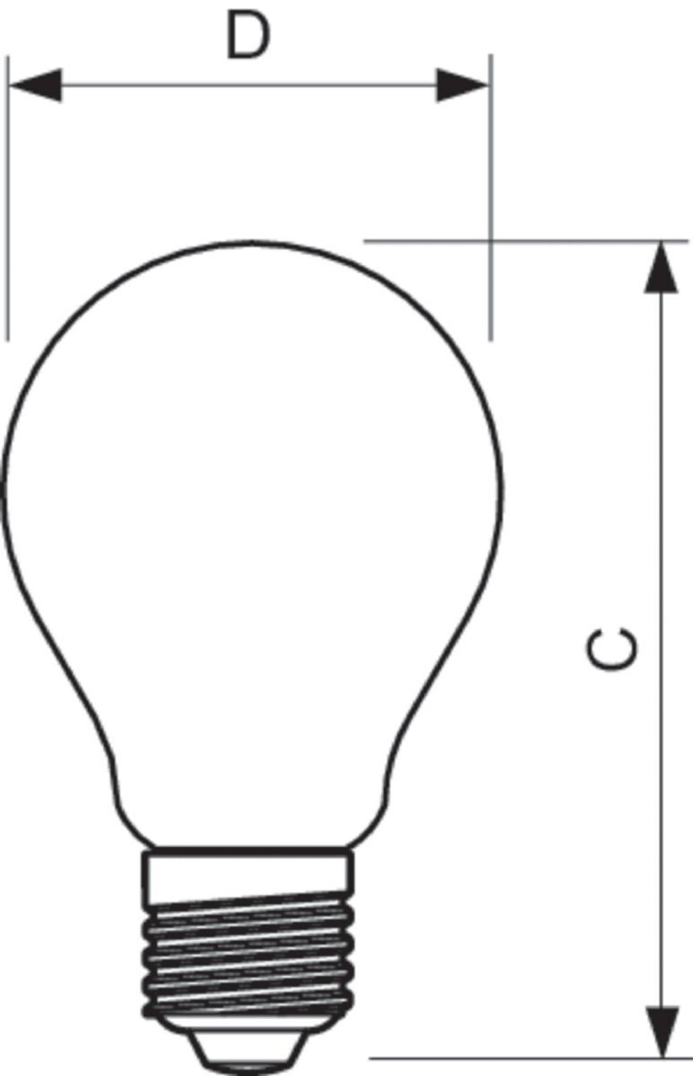 Bombilla Philips CorePro LED 7W equivale a 60W E27 A60 2700K Blanco Cálido Transparente 806 lúmenes no regulable