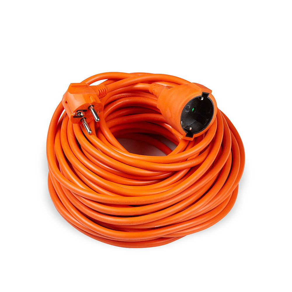 Cable de extensión Technik 20m 3x1.5mm² 16A 250V naranja interior exterior enchufe UE