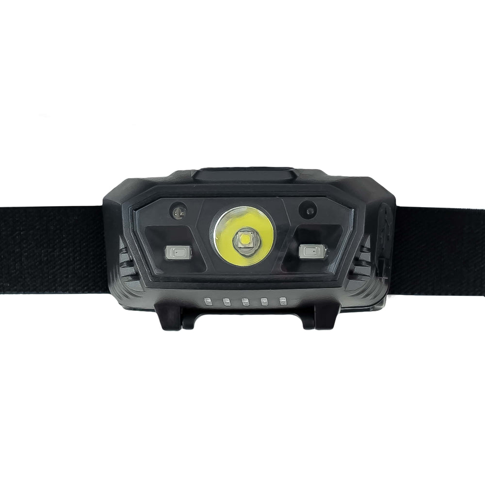 Linterna frontal Technik H15 LED recargable 300 lúmenes IP44 con USB Tipo-C y sensor de movimiento