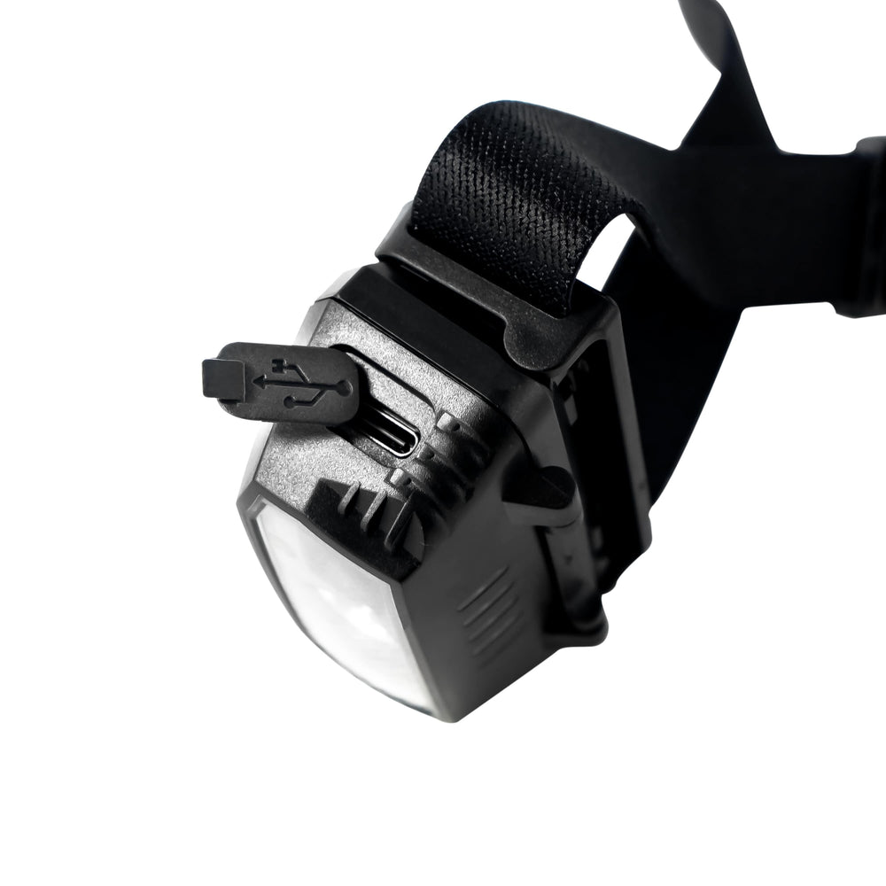 Linterna frontal Technik H15 LED recargable 300 lúmenes IP44 con USB Tipo-C y sensor de movimiento
