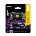Linterna frontal Technik H15 LED recargable 300 lúmenes IP44 con USB Tipo-C y sensor de movimiento