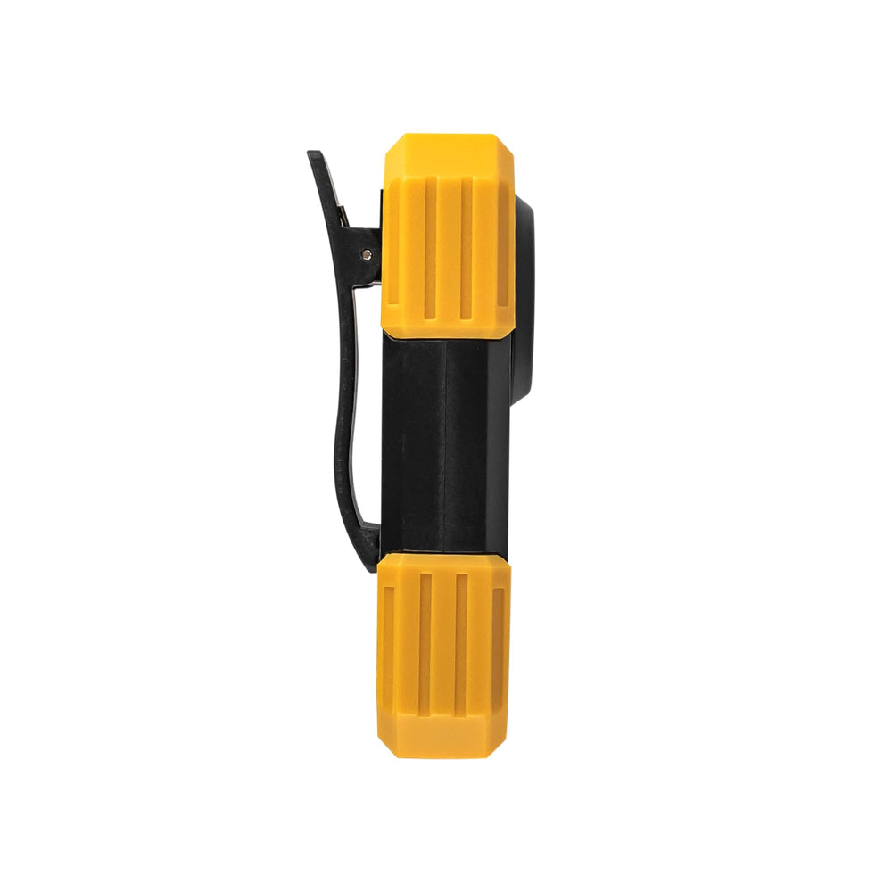 Linterna LED Technik W20 COB 250 lúmenes, alimentada por 3xAAA, cuerpo de plástico blanco, IPX2 con imán y clip