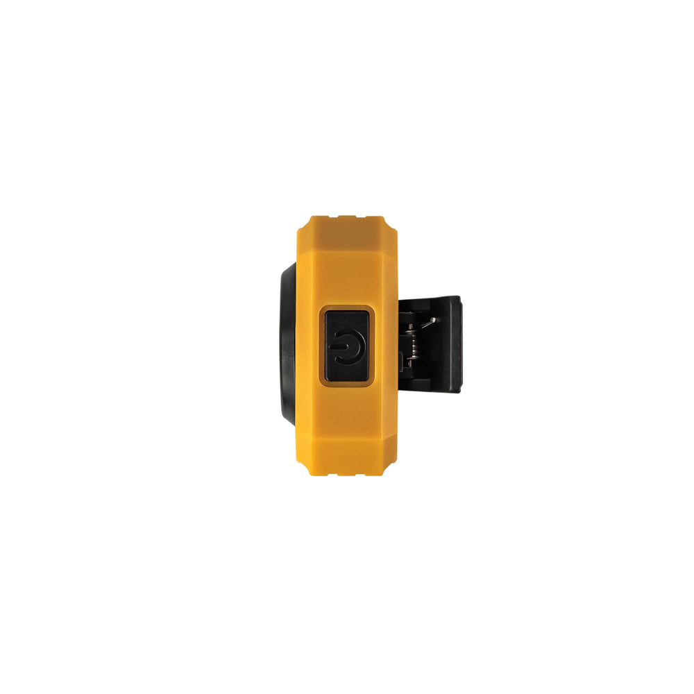 Linterna LED Technik W20 COB 250 lúmenes, alimentada por 3xAAA, cuerpo de plástico blanco, IPX2 con imán y clip