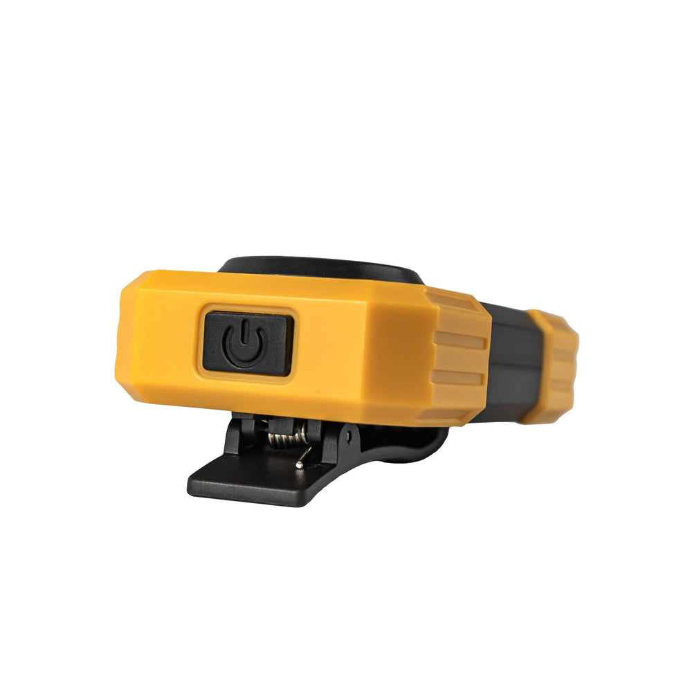 Linterna LED Technik W20 COB 250 lúmenes, alimentada por 3xAAA, cuerpo de plástico blanco, IPX2 con imán y clip