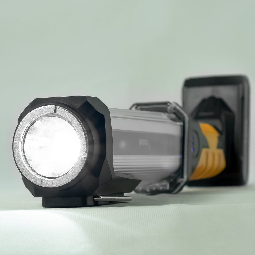 Linterna LED Technik W50 COB+XPG 1000 lúmenes Blanca IP55 con Batería Recargable USB Tipo-C y Powerbank