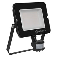 Ledvance LED Floodlight IP65 IK08 50W 4500 lumens 3000K Warm White Sensor Black Aluminium CE RoHS