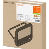 Ledvance LED Floodlight with Photocell 65W 8000 lumens 4000K Cool White IP65 IK10 100° Black CE RoHS