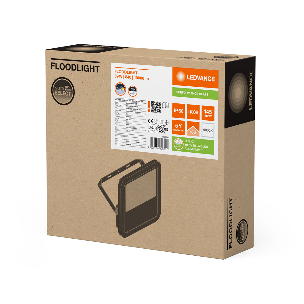 Lámpara LED Tsong 10.5W 3000K blanco cálido, 220-240V, haz de 120°, CRI 80, IP20 IK10 aluminio dorado mate, CE RoHS