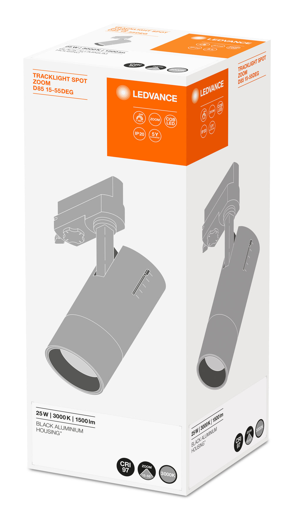 Lámpara LED Tsong E27 10.5W 3000K 1521 lúmenes regulable blanco cálido, aluminio oro mate, IP20 IK10 CE RoHS