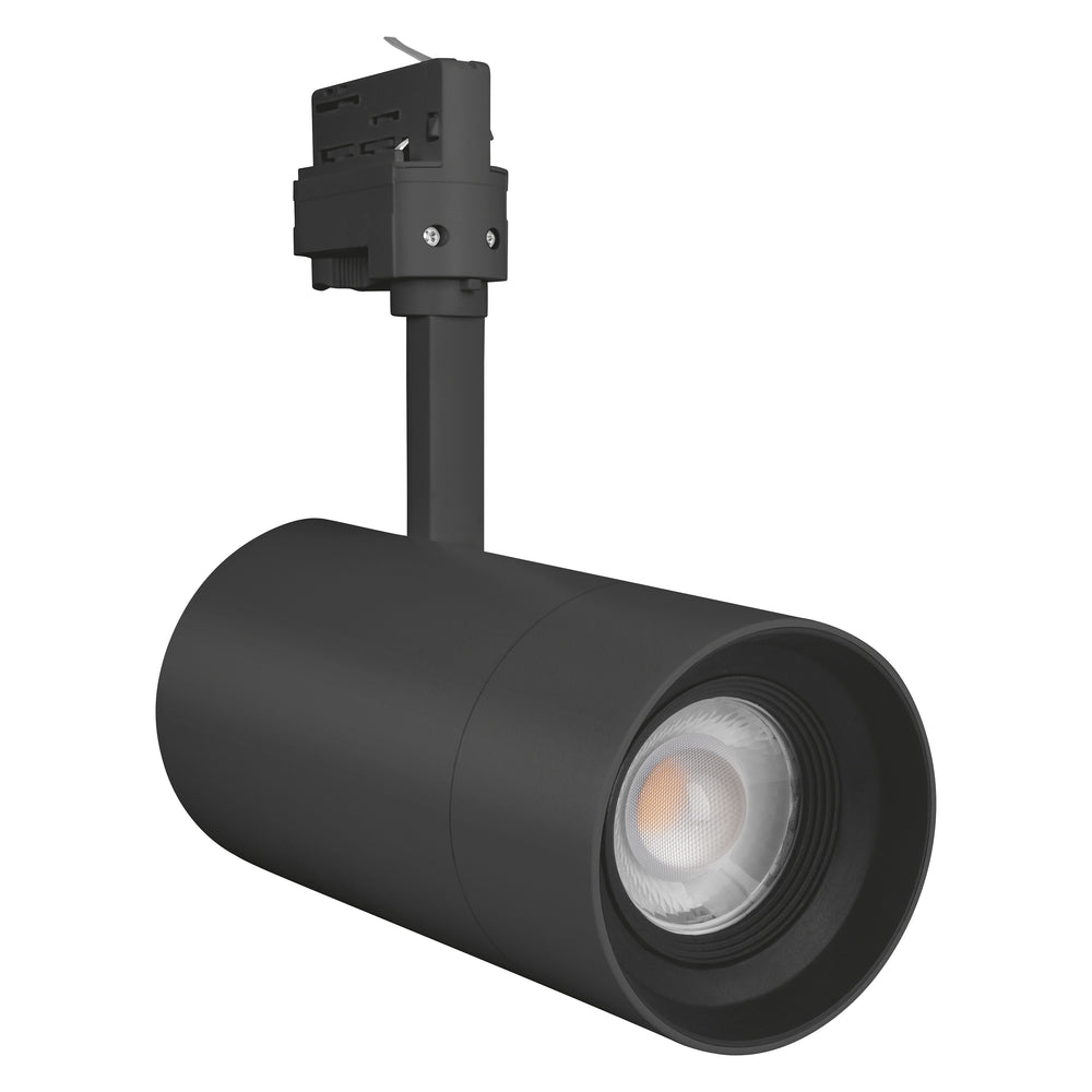Ledvance LED Railspot D85 Black 25W 1500 lumens 15-55° 3000K IP20 Mechanical Zoom Dimmable Track Light CE RoHS