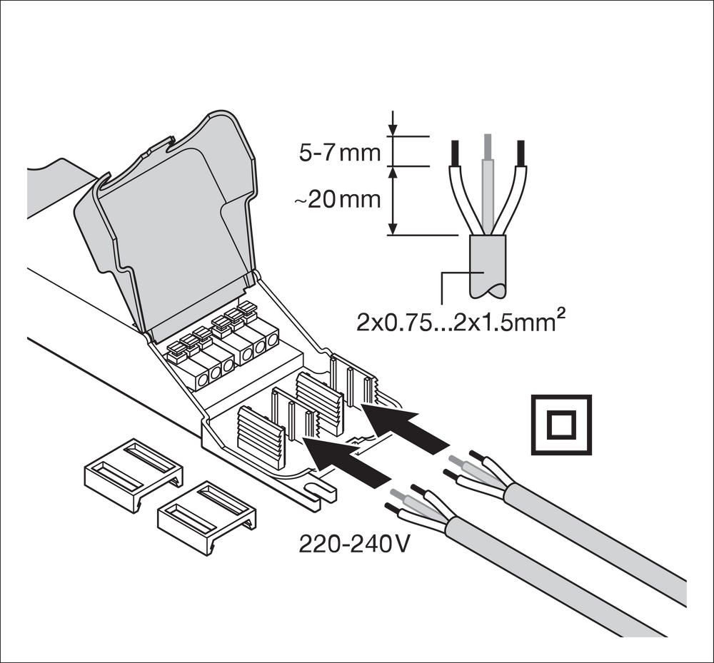 Panel LED Tsong 33W 3000K 3630 lúmenes 60x60cm UGR<19 IP20 aluminio Blanco luz de techo sin parpadeo