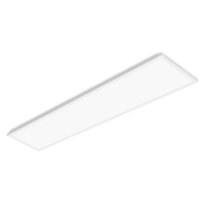 Panel LED Tsong 33W 4000K 3630 lúmenes 120x30cm IP20 CRI 80 Aluminio Blanco para oficinas y escuelas