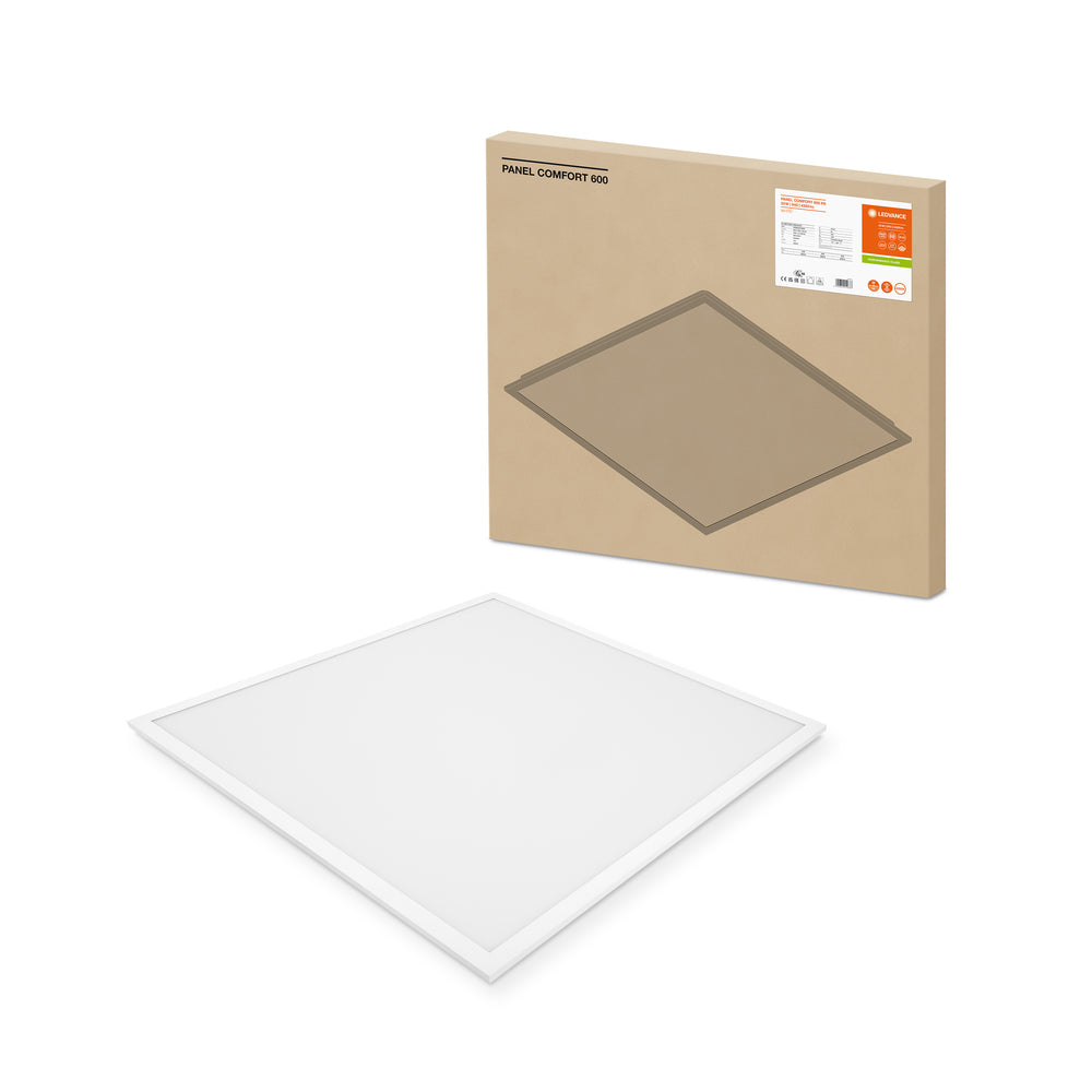Panel LED Tsong 33W 4320 lúmenes 4000K 230V IP20 CRI 80 aluminio blanco 60x60cm serie comfort