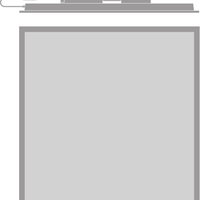 Ledvance LED Panel 60x60cm, 33W, 3000K, 1300 lumens/W, IP20, CRI 80, 120° Beam, Aluminium, CE RoHS, for you