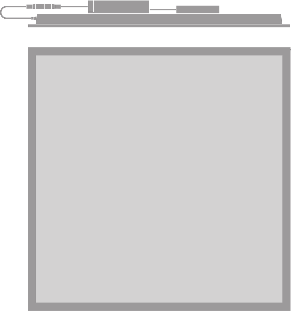 Panel LED Tsong 60x60cm 33W 3000K 1521 lúmenes IP20 CRI 80 Aluminio Dorado Mate CE RoHS