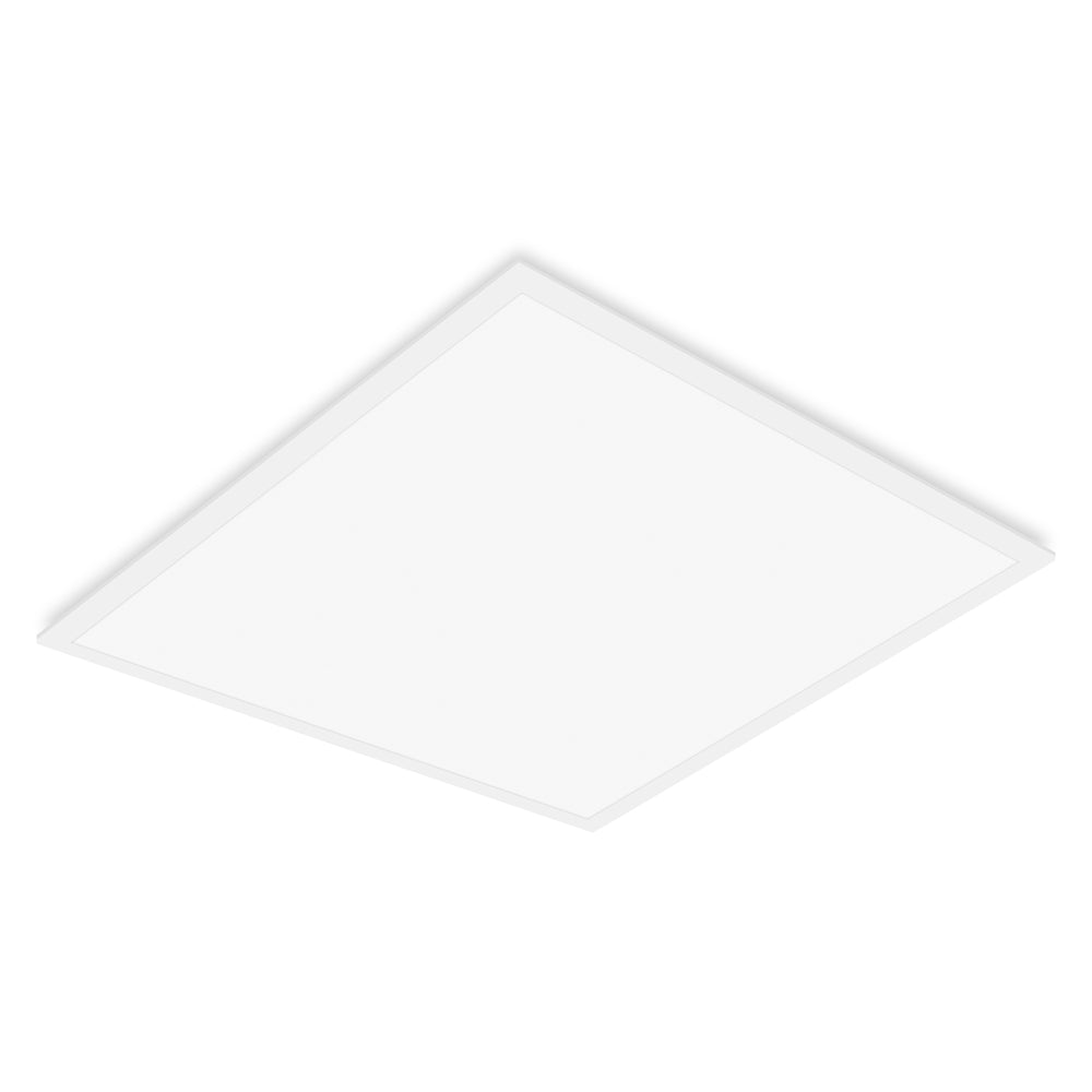 Panel LED compacto Tsong 33W 3630 lúmenes 3000K 60x60cm Aluminio Blanco IP20 CRI 80 CE RoHS