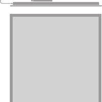 Panel LED Tsong compacto aluminio Blanco 33W 3630 lúmenes 4000K 60x60cm IP20 CRI 80 CE RoHS