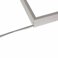 Marco para panel LED TSONG 120x30 cm Aluminio Plateado, IP20, 220-240V AC, certificado CE RoHS
