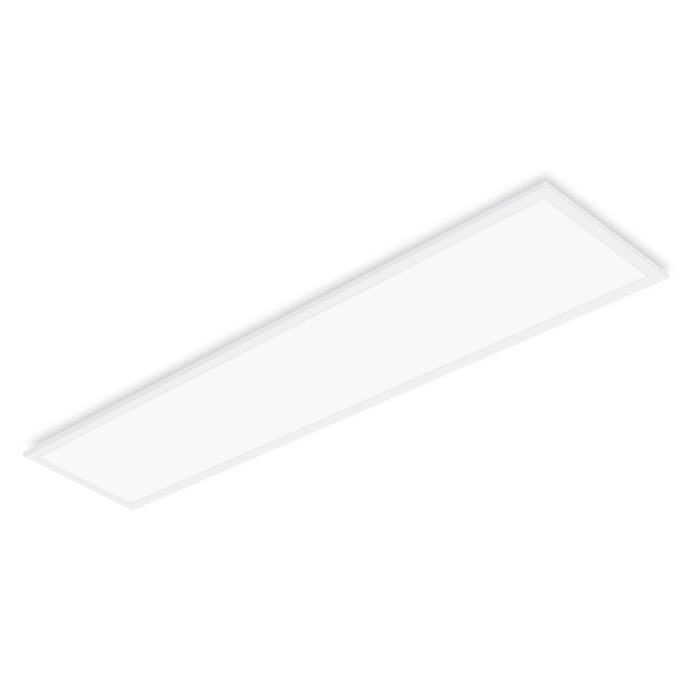 Panel LED Tsong 33W 3000K 4320 lúmenes 120x30cm UGR<19 IP20 aluminio blanco sin parpadeo