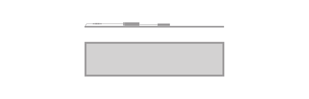 Panel LED Tsong 33W 3000K 4320 lúmenes 120x30cm UGR<19 IP20 aluminio blanco sin parpadeo