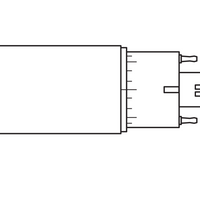 Lámpara Tsong LED PLC Dulux D/E G24Q-3 10,5W 1521 lúmenes 3000K Blanco Cálido 220-240V Chip Philips IP20