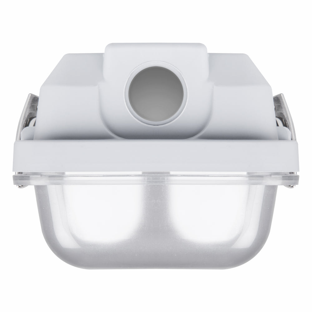 Luminaria para tubo LED Tsong 120cm IP65 impermeable para dos tubos LED, acabado en aluminio dorado mate