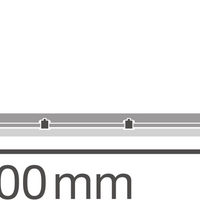 Pantalla estanca LED Value 50W 4000K 6000 lúmenes 150cm IP65 blanco frío