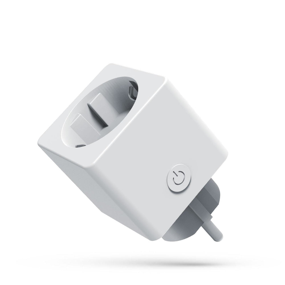 Enchufe inteligente WiFi Spectrum con medidor de energía 230V, 16A, IP20, compatible con Google Home y Alexa, Blanco