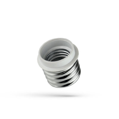 Adaptador LED Spectrum exterior E40 a interior E27, versátil para uso en interiores, montaje rápido y rendimiento duradero