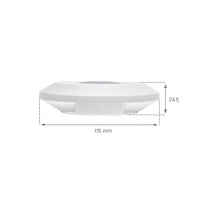 Sensor PIR inteligente Spectrum 360° de superficie, carga 2000W, alcance 8m, 1-10V, Wi-Fi BT, IP20, 230V